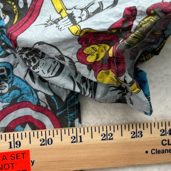 Marvel Comics Vintage Mens Medium Button front shirt Avengers Hulk Iron man - Picture 5 of 8